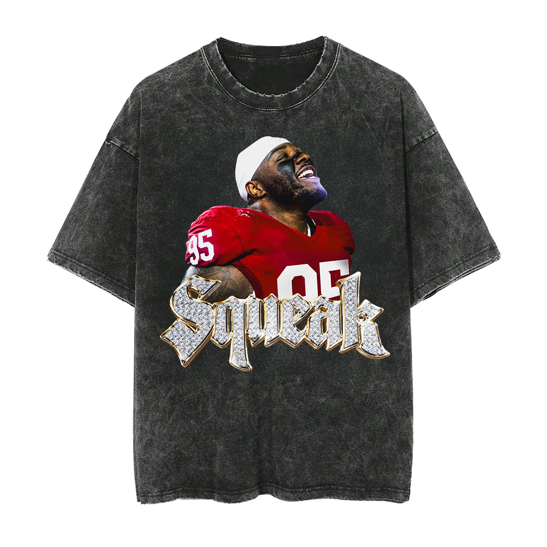 Tyrique Vintage Mineral Wash Portrait Tee